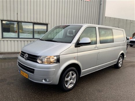 Volkswagen Transporter - 2.0 TDI L2H1 DC Comfortline Dub Cab Airco, Navi.Cruise .Trekhaak.2500 kg.Al - 1