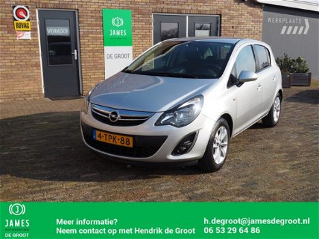 Opel Corsa - 1.2 5-deurs RIJKLAARPRIJS Trekhaak Cruise Controle Automatische Airco Lichtmetalen velg - 1