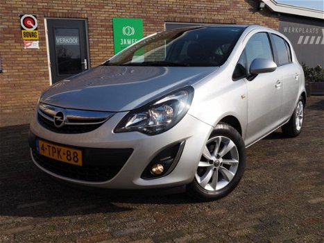 Opel Corsa - 1.2 5-deurs RIJKLAARPRIJS Trekhaak Cruise Controle Automatische Airco Lichtmetalen velg - 1