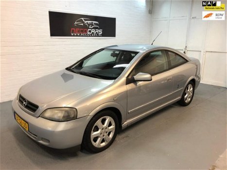 Opel Astra Coupé - 2.2-16V AIRCO//ROOD LEER//AUTOMAAT - 1
