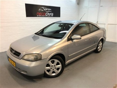 Opel Astra Coupé - 2.2-16V AIRCO//ROOD LEER//AUTOMAAT - 1