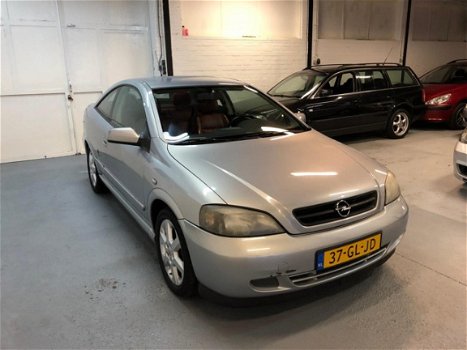 Opel Astra Coupé - 2.2-16V AIRCO//ROOD LEER//AUTOMAAT - 1