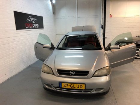 Opel Astra Coupé - 2.2-16V AIRCO//ROOD LEER//AUTOMAAT - 1