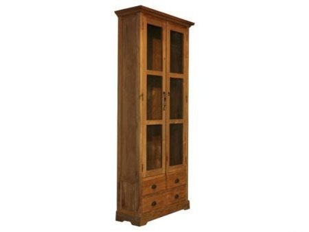 Winkelkast Joure teak onbehandeld 80 x 30 x 220cm - nr. 1
