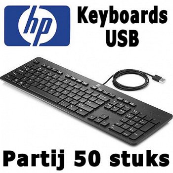 HP USB Keyboards + HP USB Optische Muizen | Nieuw! | 50+ st - 1