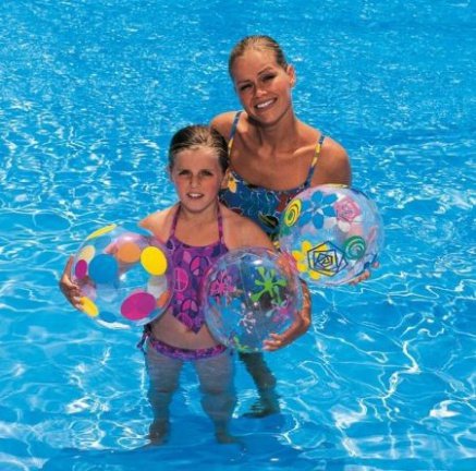 STRANDBAL 41 CM 3 ASS. KLEUREN DECORS NIEUW - nr. 1