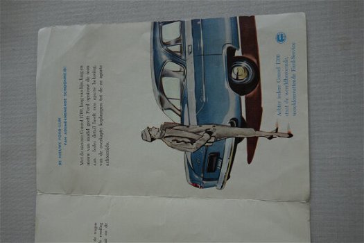 Brochure Vintage Antiek FORD CONSUL (jaren 50) - 4