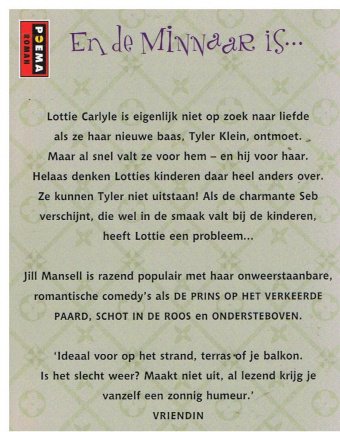 Jill Mansell = En de minnaar is... - Afbeelding 2