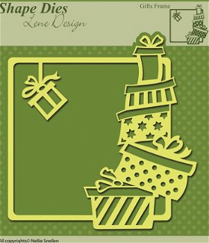 Nellie Snellen, Shape Dies, Lene Design - Gifts Frame ; SDL006 - 1