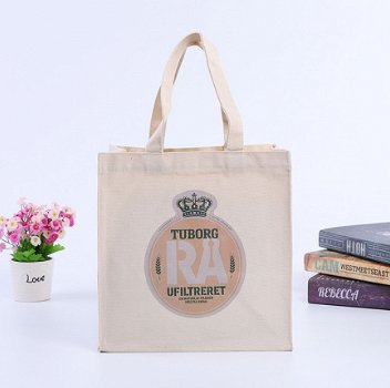 100% Cotton Shopping Bag, Promotional Canvas Tote Bags - 3