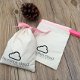 Cotton Muslin Bag, Cotton Pouch, Party Favor Bag, Cotton Wedding Bag - 3 - Thumbnail