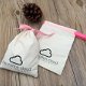 Cotton Pouch, Party Favor Bag, Cotton Wedding Bag, Muslin Drawstring Bags - 3 - Thumbnail
