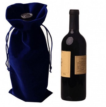 Velvet Bottle Bag, Wine Bottle Packing Bag, Cotton Bottle Bags - 1