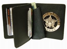 Leather Neck Chain Badge Holder Wallet, Belt Clip Badge Holder, Badge Cases