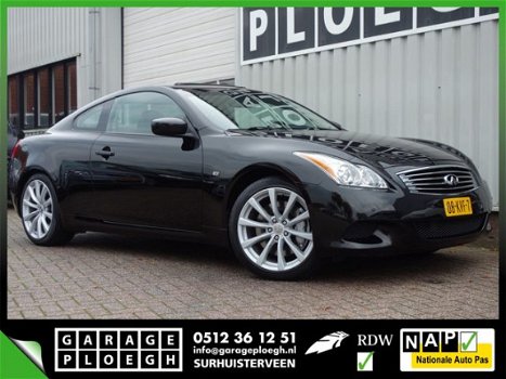 Infiniti G - G 37 6-cil 331pk + F1 flippers Bose Xen Nav/Cam Leer *Volledig-onderh* 17-inch - 1