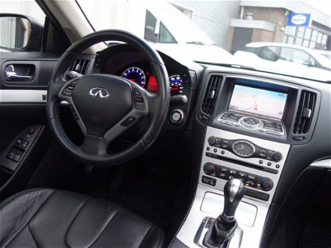 Infiniti G - G 37 6-cil 331pk + F1 flippers Bose Xen Nav/Cam Leer *Volledig-onderh* 17-inch - 1