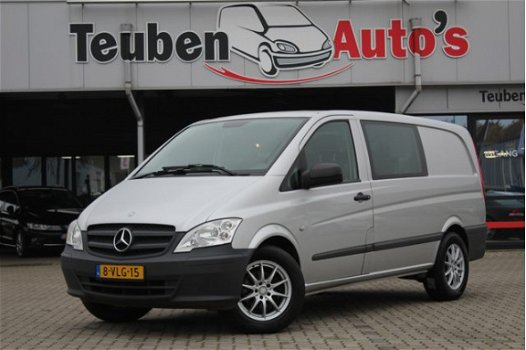 Mercedes-Benz Vito - 110 CDI 320 Lang DC Luxe Euro 5, Marge marge, airco, bijrijdersbank, dubbel cab - 1