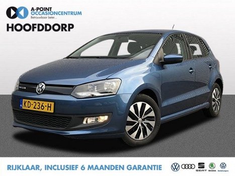 Volkswagen Polo - 1.0 95PK 5bak Navigatie parkeersensoren Alarm Navi LM-velgen MF-stuur metalliclak - 1