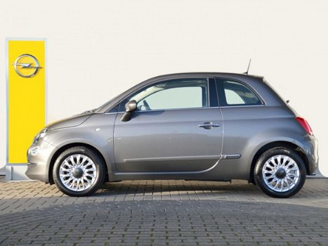 Fiat 500 - 0.9 TwinAir Turbo Lounge Navigatie / Schuif-kanteldak / Half leer / Cruise control / Airc - 1