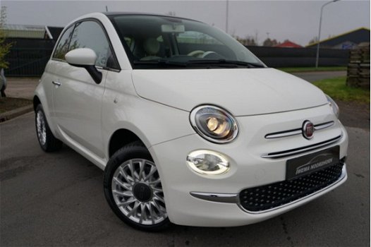 Fiat 500 - 1.2 Lounge 2016 Facelift Panoramadak Wit - 1