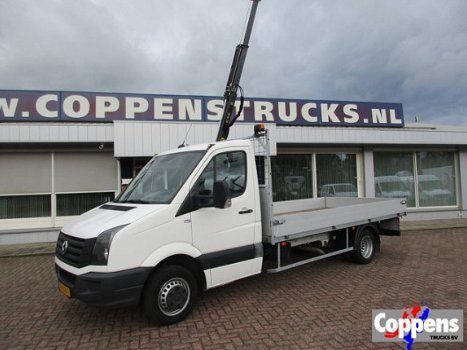 Volkswagen Crafter - 2.0 TDI 163 PK Open laadbak met kraan - 1