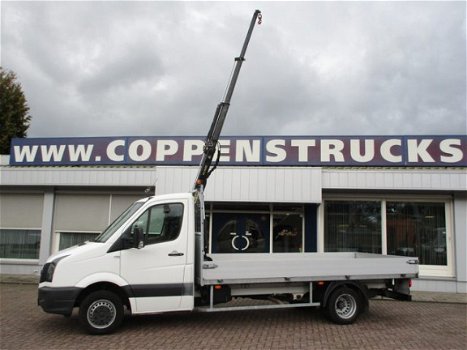 Volkswagen Crafter - 2.0 TDI 163 PK Open laadbak met kraan - 1