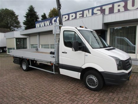 Volkswagen Crafter - 2.0 TDI 163 PK Open laadbak met kraan - 1