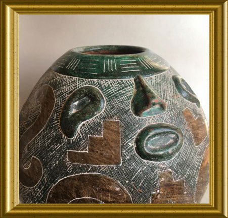 Aparte vaas ; W-Para, Amazone gebied - Afbeelding 2
