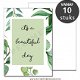 Zomer quote kaarten smell the flowers A6 - 10 stuks - 2 - Thumbnail