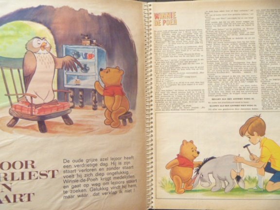 Plakboek vol met Winnie de Poeh - jaren 60 - vintage - Afbeelding 3