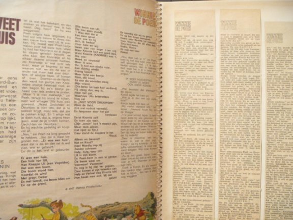 Plakboek vol met Winnie de Poeh - jaren 60 - vintage - Afbeelding 5