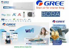 Gree Bora R32 A++ Wifi  2.5kw - 7kw Airco Inverter warmtepomp