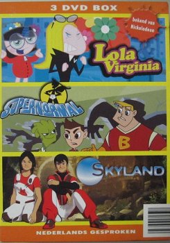 LOLA VIRGINIA/SUPERNORMAL / SKYLAND - NICKELODEON (3 DVD) Nieuw/Gesealed - 1