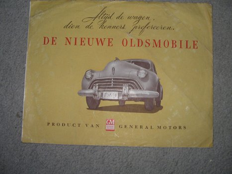 Folder De nieuwe Oldsmobile. - 1