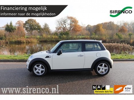 Mini Mini Cooper - 1.6 Chili navigatie airco lederen bekleding cruise control uitstraling - 1