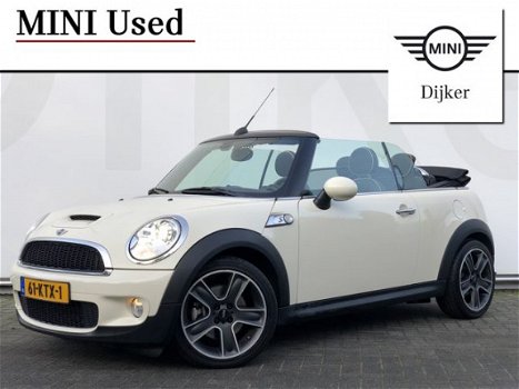 Mini Mini Cabrio - 1.6 Cooper S 175 PK Chili Automaat | Sportstoelen | Leer | Xenon-Koplampen | Navi - 1