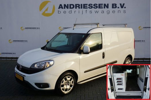 Fiat Doblò Cargo - 1.4 CNG 120PK L2H1, *18.279 KM* Airco, Navi - 1