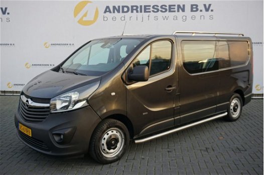 Opel Vivaro - 1.6 CDTI L2H1 120PK Dubbele Cabine, Airco, Navi, Cruise - 1