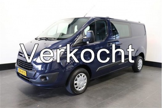 Ford Transit Custom - 290 2.0 TDCI 130PK Dubbele Cabine L2H1 - Airco - Cruise - PDC - € 16.950, - Ex - 1