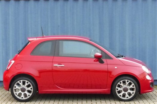 Fiat 500 - 0.9 85pk Twinair Turbo 500S |Airco|Navigatie voorbereiding|Centrale Vergr|Sport pakket| - 1