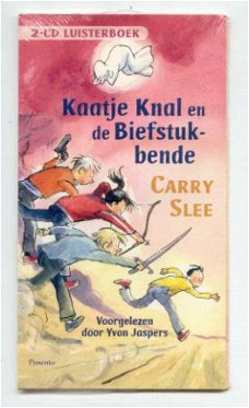 2CD luisterboek  Kaatje Knal en de Biefstukbende- Carry Slee