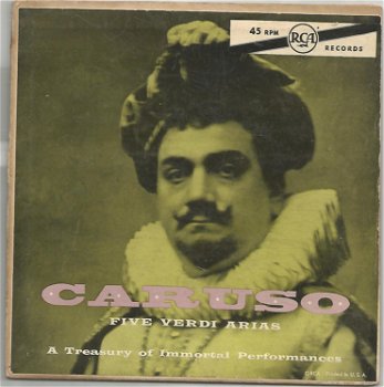 Caruso ‎– Five Verdi Arias - 0