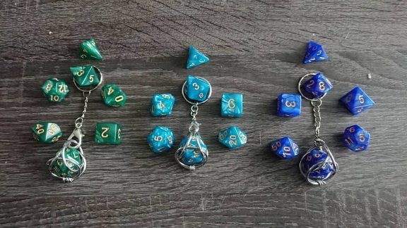 D20 sleutelhanger sets - 3