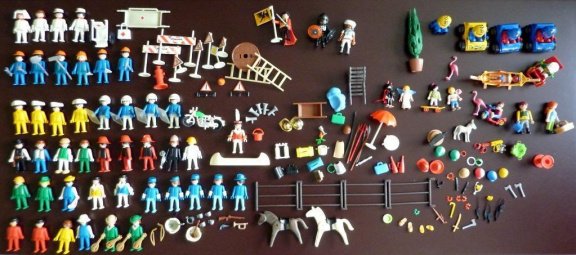 PLAYMOBIL Verzameling 60 Poppetjes ++++++ - 2