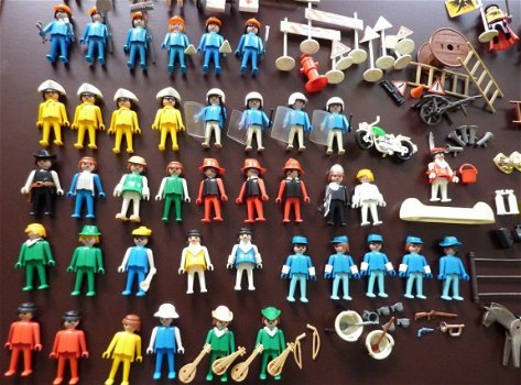 PLAYMOBIL Verzameling 60 Poppetjes ++++++ - 8