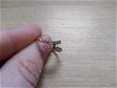 Ring goudkleurig met strass steentjes - 3 - Thumbnail