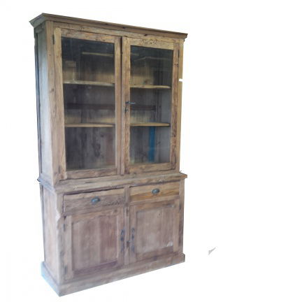 Buffetkast Ootmarsum robuust grofteak 120 x 50/40 x 230cm - nr. 1