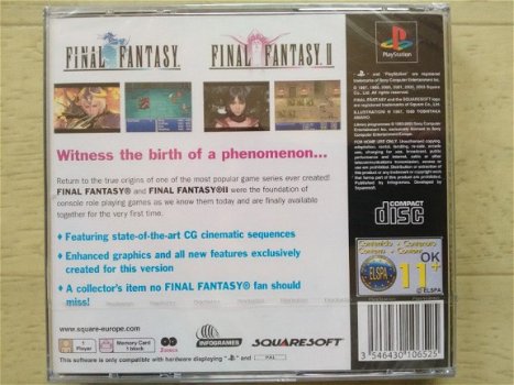 Playstation 1 ps1 rpg final fantasy origins (geseald) - 2