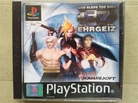 Playstation 1 ps1 rpg ehrgeiz god bless the ring - 1