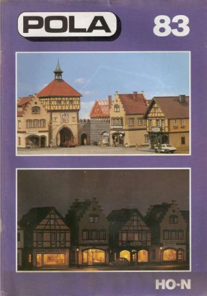 Cataloog Pola 83 - LGB – HO – N Stations en andere gebouwen - nr. 1